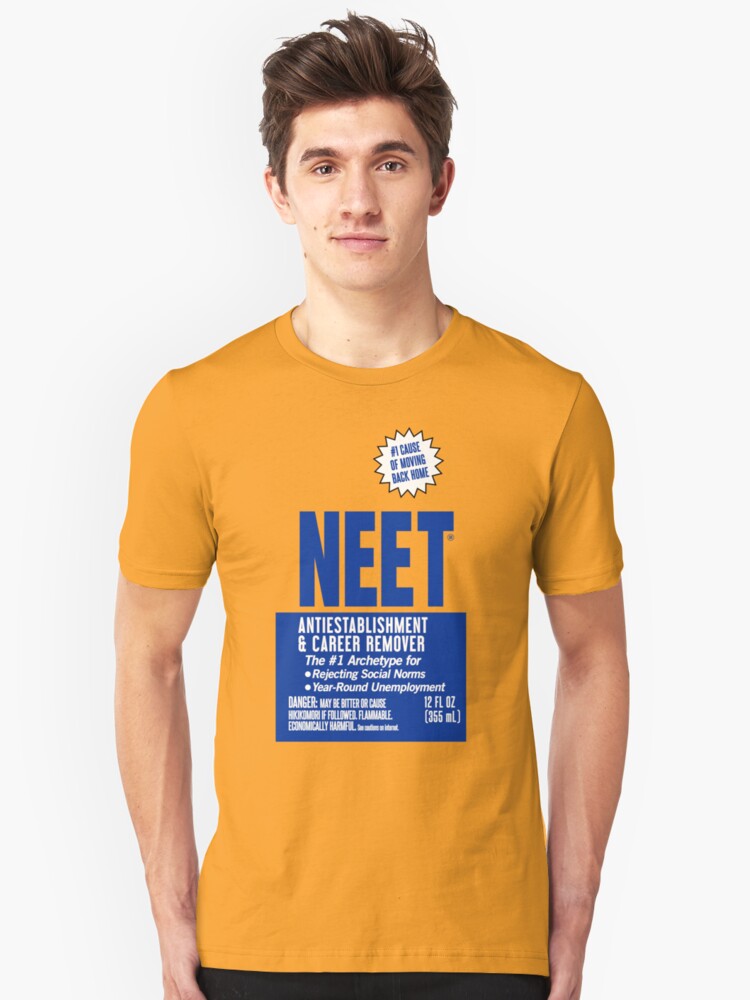 Alternate view of NEET Antiestablishment & Career Remover Slim Fit T-Shirt