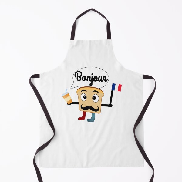 Item preview, French Toast greeting bonjour coffee funny gifts designed and sold by Drawix.