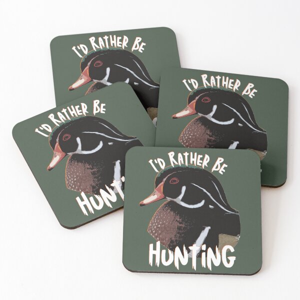 Item preview, I'd Rather Be Duck Hunting Wood Duck designed and sold by LifeCrush.