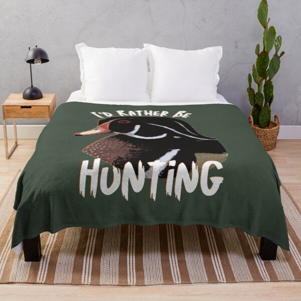 Item preview, I'd Rather Be Duck Hunting Wood Duck designed and sold by LifeCrush.