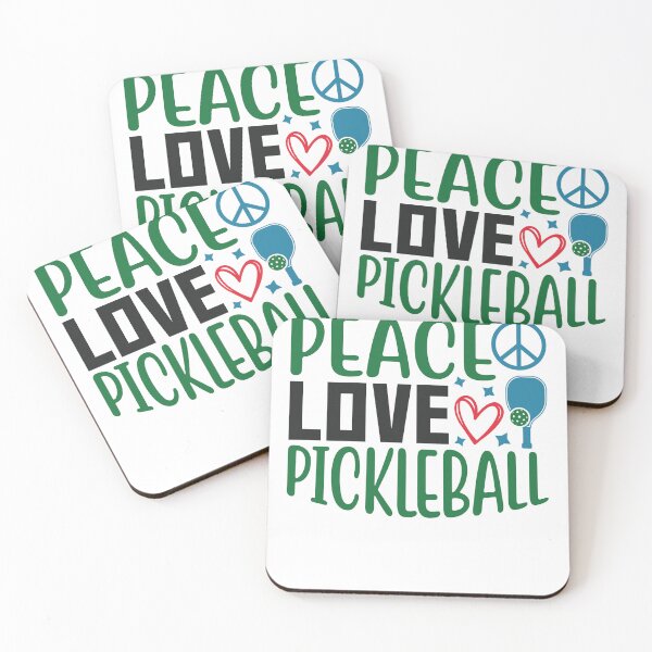 Item preview, Regalo divertido Peace Love Pickleball para los amantes del pickleball designed and sold by Mehdi Art.