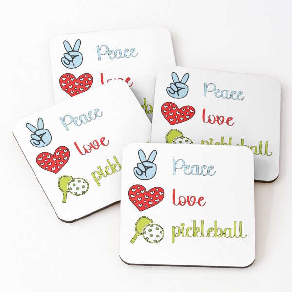 Item preview, Peace Love Pickleball regalo divertido para los amantes de pickleball designed and sold by Mehdi Art.
