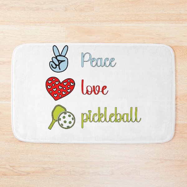 Item preview, Peace Love Pickleball funny gift for pickleball lover designed and sold by Mehdi Art.