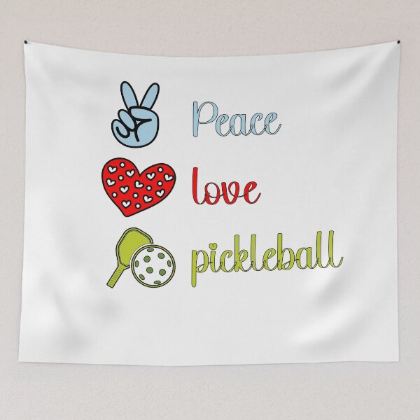 Artikelvorschau, Lustiges Geschenk der Friedensliebe Pickleball für pickleball Liebhaber entworfen und verkauft von Mehdi Art.
