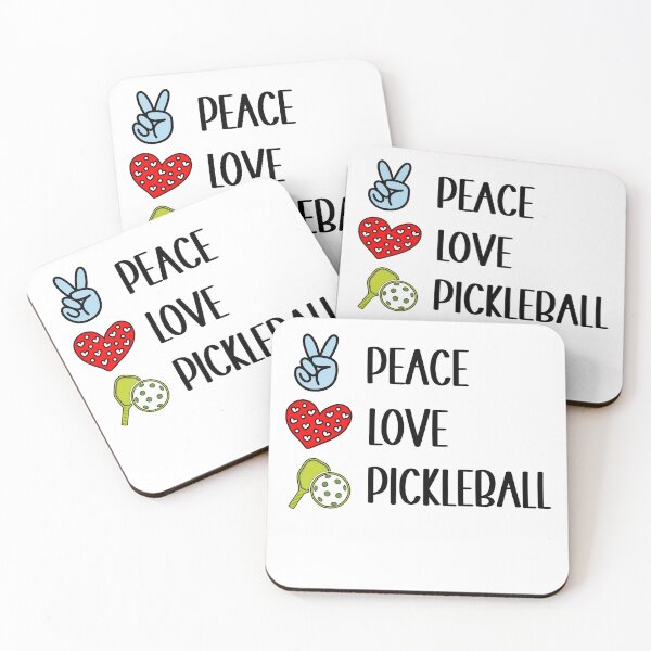 Item preview, Peace Love Pickleball regalo divertido para los amantes de pickleball designed and sold by Mehdi Art.
