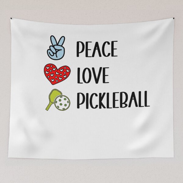 Artikelvorschau, Lustiges Geschenk der Friedensliebe Pickleball für pickleball Liebhaber entworfen und verkauft von Mehdi Art.