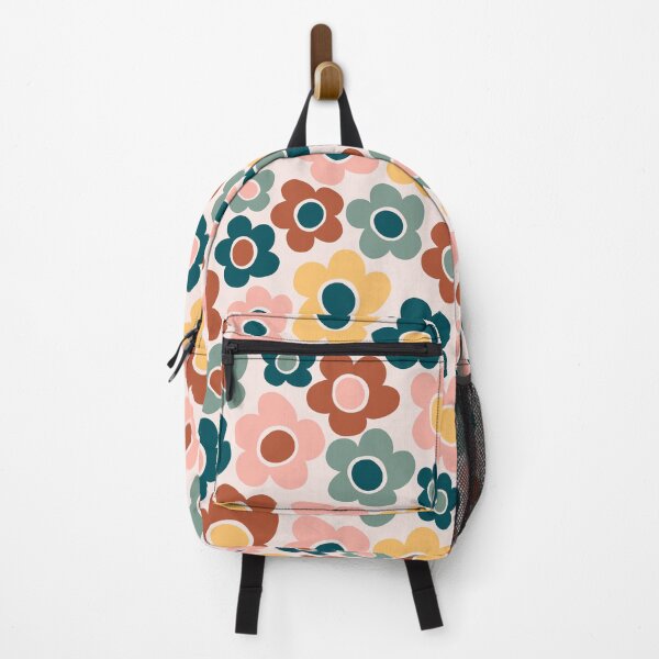 Item preview, Retro 60s sixties flower floral pattern designed and sold by Happy People Prints.