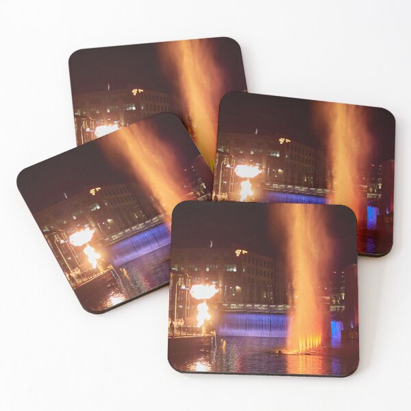 Item preview, The glow of the fire. Tampere Dancing Waters 2022 5 designed and sold by Jouko Lehto Photography.