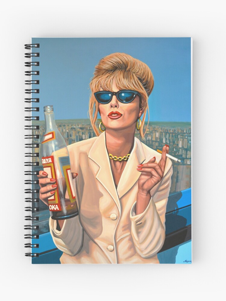 Joanna Lumley as Patsy Stone painting Journal