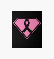 For the Cure Ribbon Breast Cancer Awareness Art Board
