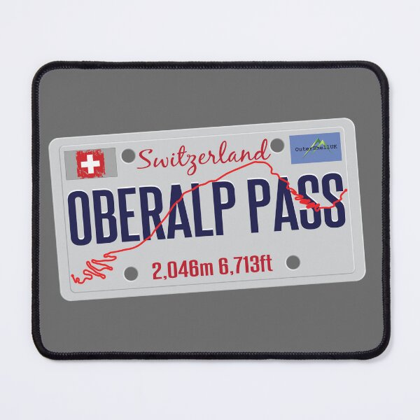 Item preview, Oberalp Pass Oberalppass Switzerland Suisse Schweiz Motorcycle Cycle Sticker T-Shirt Sticker 01 designed and sold by OuterShellUK.