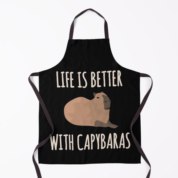 Item preview, Life is better with capybaras designed and sold by EnzoVectorism.
