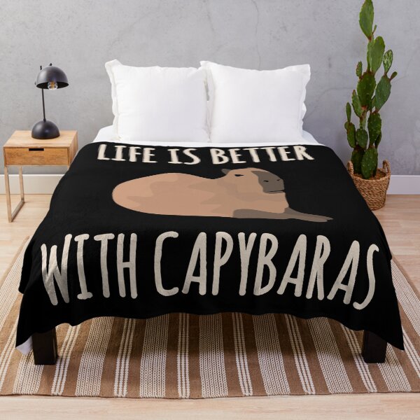 Item preview, Life is better with capybaras designed and sold by EnzoVectorism.