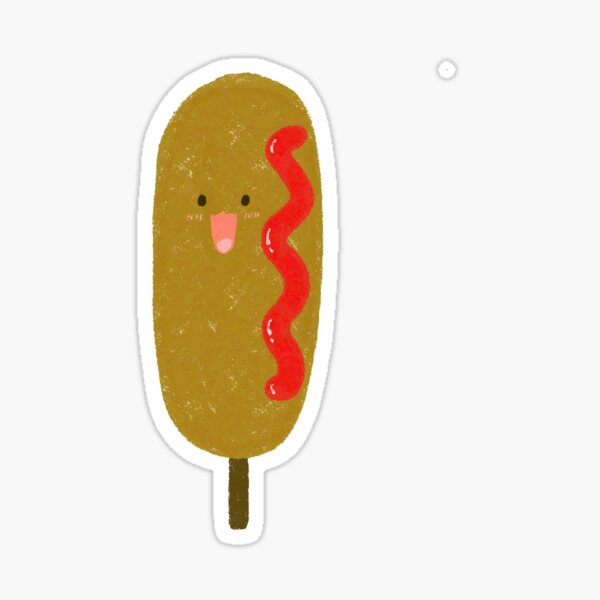 set tokkebi gamja hotdog korean style drawing sticker 15436731