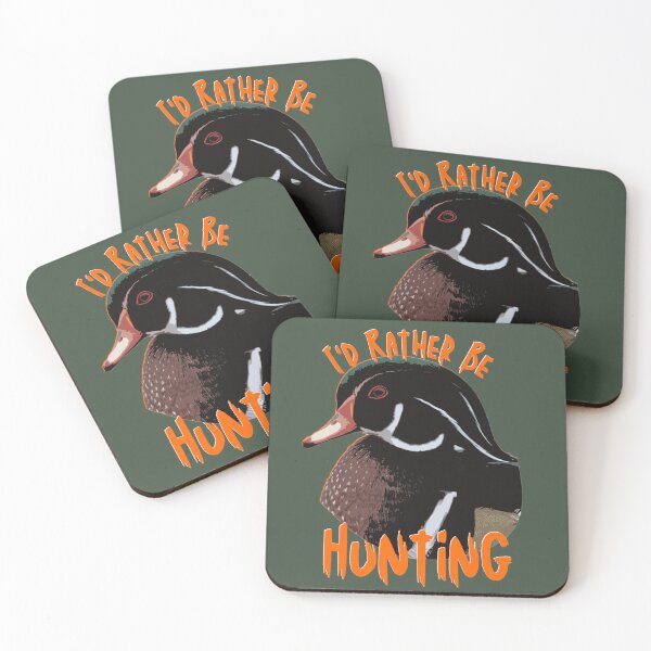 Item preview, I'd Rather Be Duck Hunting Wood Duck designed and sold by LifeCrush.