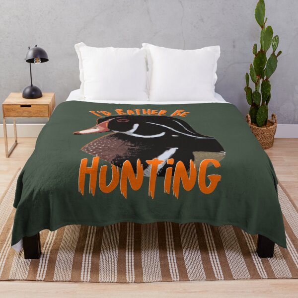 Item preview, I'd Rather Be Duck Hunting Wood Duck designed and sold by LifeCrush.
