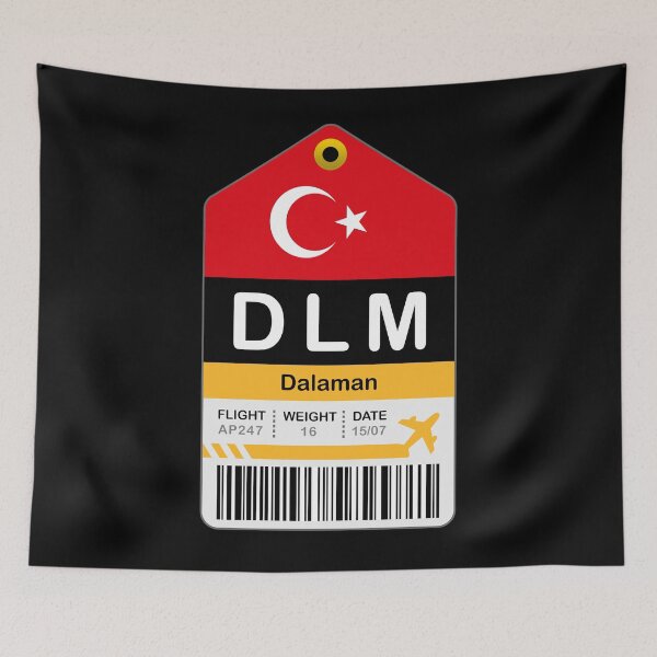 Artikelvorschau, Dalaman Luggage Tag - Airport entworfen und verkauft von oclatikaz.