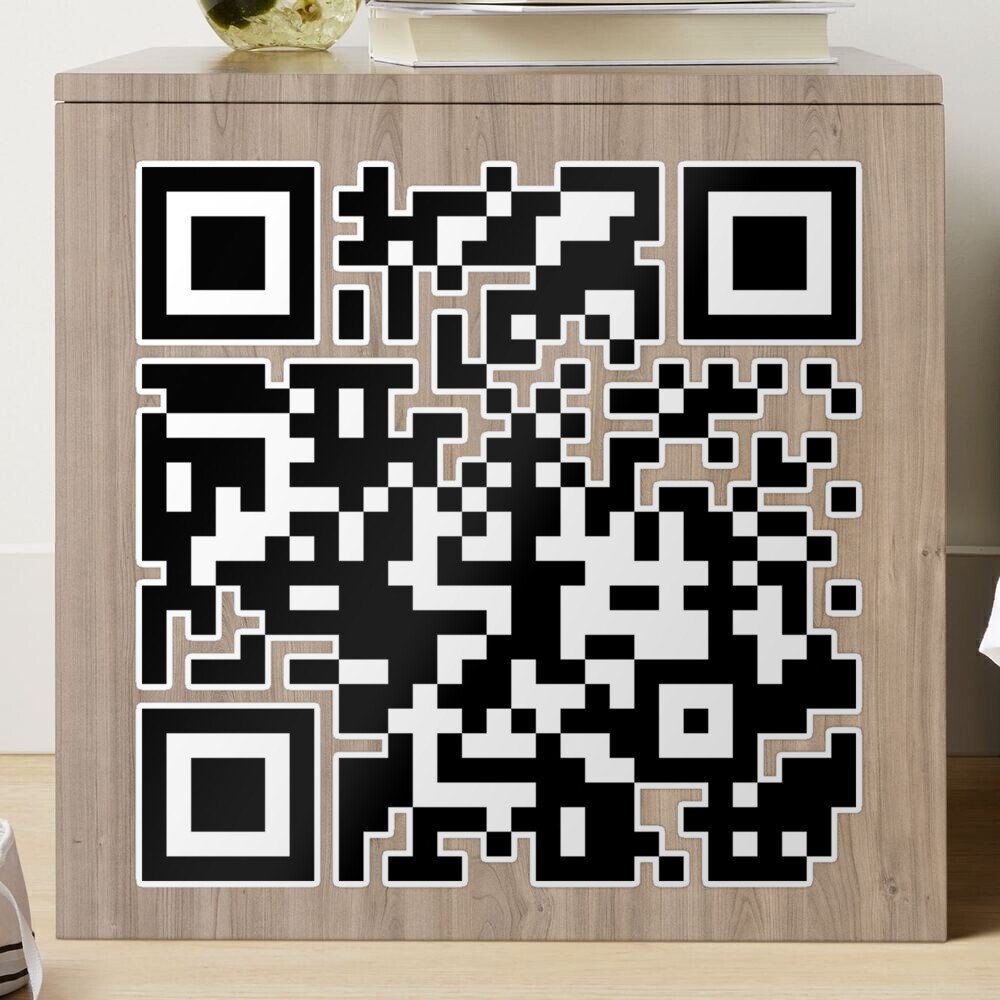 no this is not a Rick Roll QR code by KingDrago43 on DeviantArt