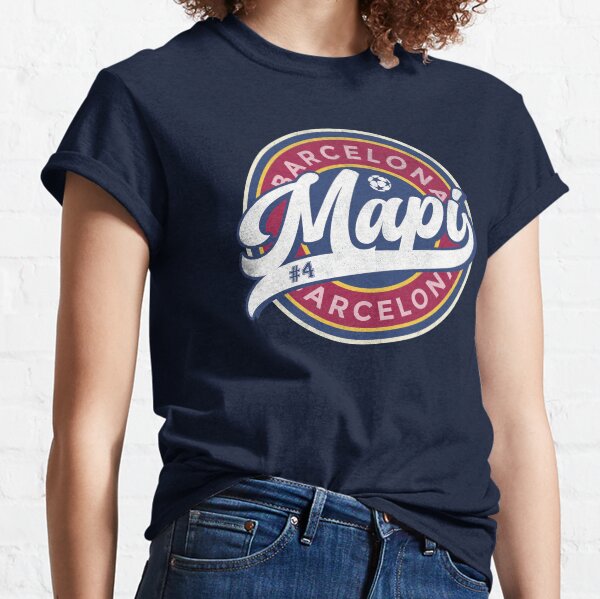 Vista previa del artículo con la obra «Insignia de fútbol Mapi León #4 Barcelona Femeni (redondo)», diseñado y vendido por Numero14.