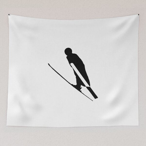 Item preview, Flying Skier designed and sold by designs-by-ann.
