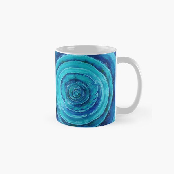 Item preview, Ripples, Blue Abstract painting of water ripples painting of water ripples designed and sold by Goldstarwork.
