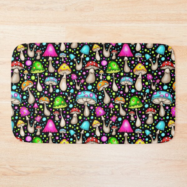 Item preview, Red Pink and green Colorful mushrooms watercolor flat design. iPhone or Samsung Phone Case Cover designed and sold by RoManSmArt.