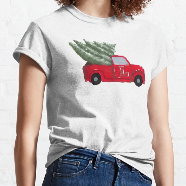 red truck christmas shirt