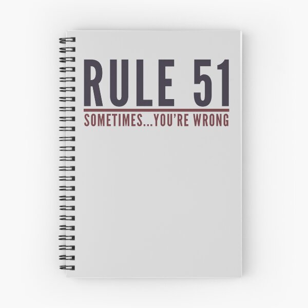 Item preview, Rule 51 Sometimes You're Wrong - Gibbs Rules - NCIS 4 designed and sold by aussieforgood.