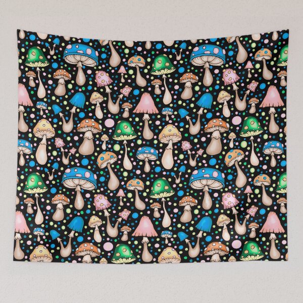 Item preview, Colorful orange blue pink mushrooms watercolor flat design. iPhone or Samsung Phone Case Cover designed and sold by RoManSmArt.