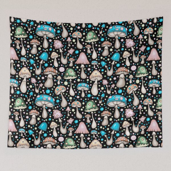 Item preview, Colorful pastel mushrooms watercolor flat design. iPhone or Samsung Phone Case Cover designed and sold by RoManSmArt.