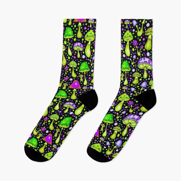 Item preview, Acid green Colorful mushrooms watercolor flat design. iPhone or Samsung Phone Case Cover designed and sold by RoManSmArt.