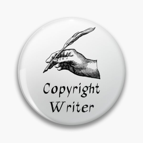 Item preview, 'Copyright Writer' Hand - Retro Illustration Design for T-shirts, mugs, phone cases and other accessories designed and sold by Ridiculam Toga.