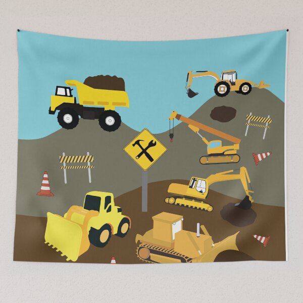 Item preview, Construction Trucks Site Theme designed and sold by idovedesign.