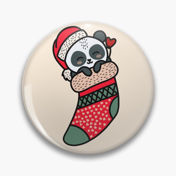 Item preview, Cute Kawaii Panda In Christmas Sock Xmas Pajama designed and sold by JokeGysen.