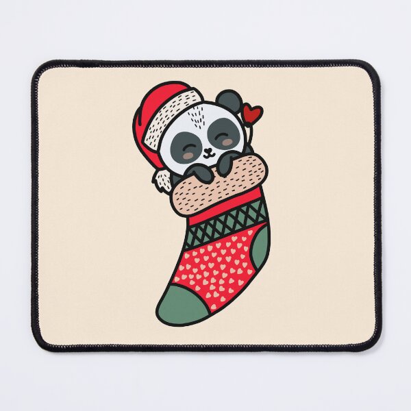 Item preview, Cute Kawaii Panda In Christmas Sock Xmas Pajama designed and sold by JokeGysen.