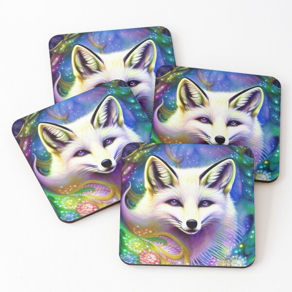 Item preview, Arctic snow Fox  Illustrations, Fantasy Christmas designed and sold by DiatomDesigns.