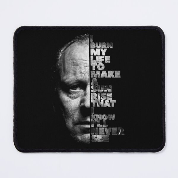 Item preview, I Burn My Life to Make a Sunrise That I Know I'll Never See Text Portrait - Luthen Rael  designed and sold by More-dan-Prints.