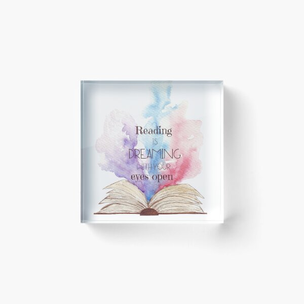 Item preview, Reading is dreaming with your eyes open designed and sold by Wolshebnaja.