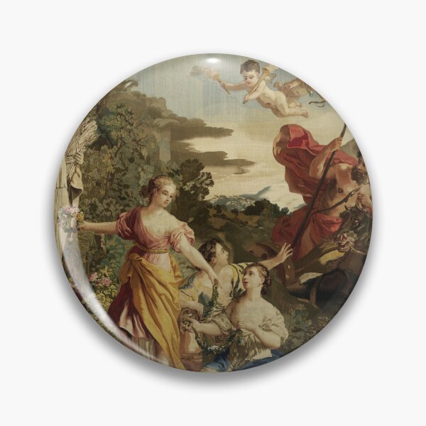 Item preview, ABDUCTION OF PROSERPINA Antique Mythological Tapestry designed and sold by BulganLumini.