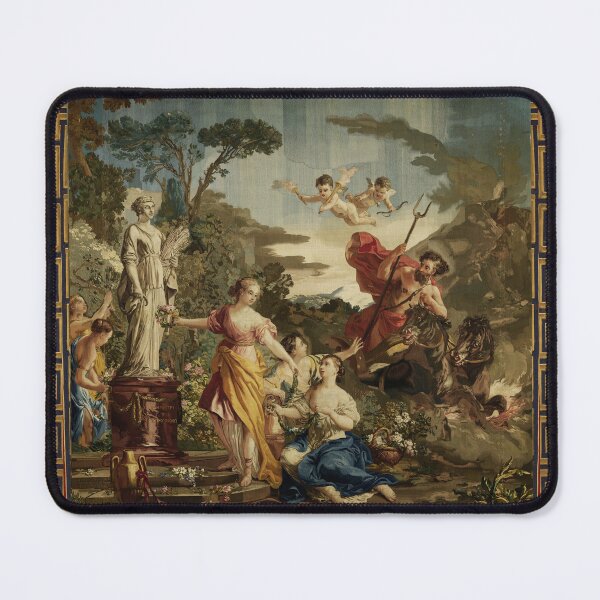 Item preview, ABDUCTION OF PROSERPINA Antique Mythological Tapestry designed and sold by BulganLumini.