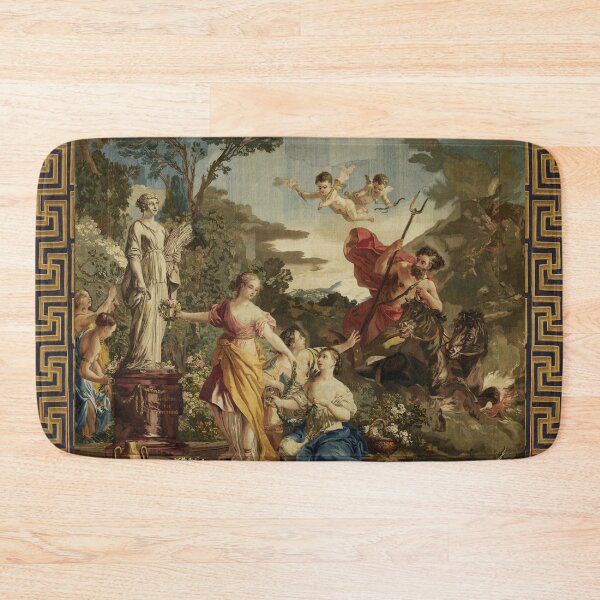 Item preview, ABDUCTION OF PROSERPINA Antique Mythological Tapestry designed and sold by BulganLumini.
