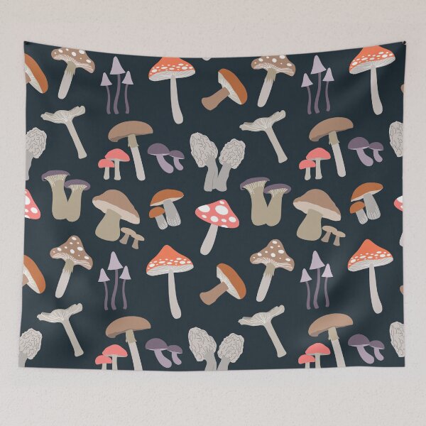 Item preview, Autumnal Mushrooms Theme designed and sold by cafelab.