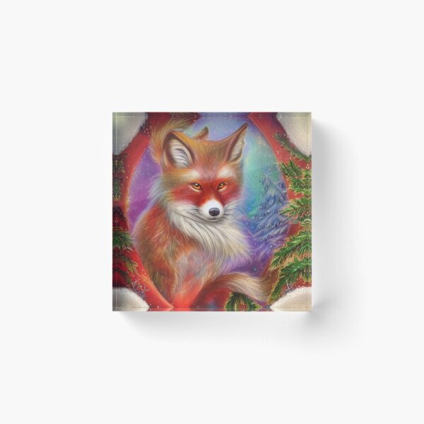 Item preview, Red Fox Illustrations, Fantasy Christmas designed and sold by DiatomDesigns.