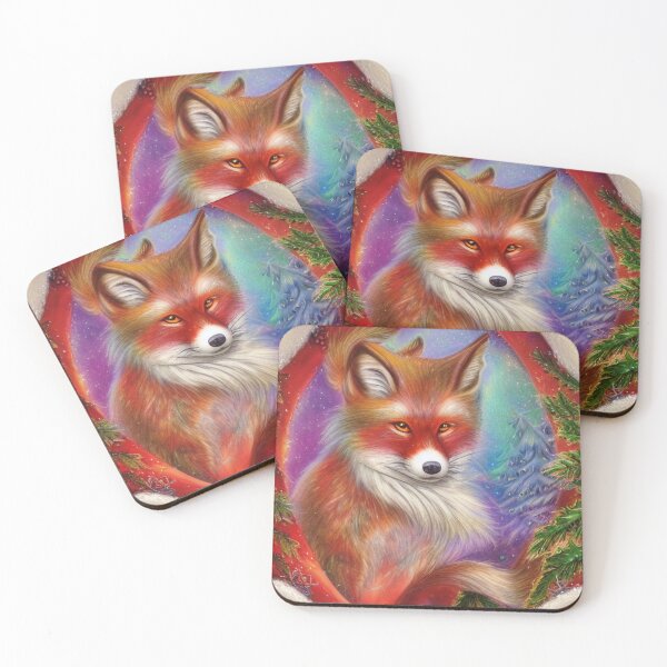 Item preview, Red Fox Illustrations, Fantasy Christmas designed and sold by DiatomDesigns.