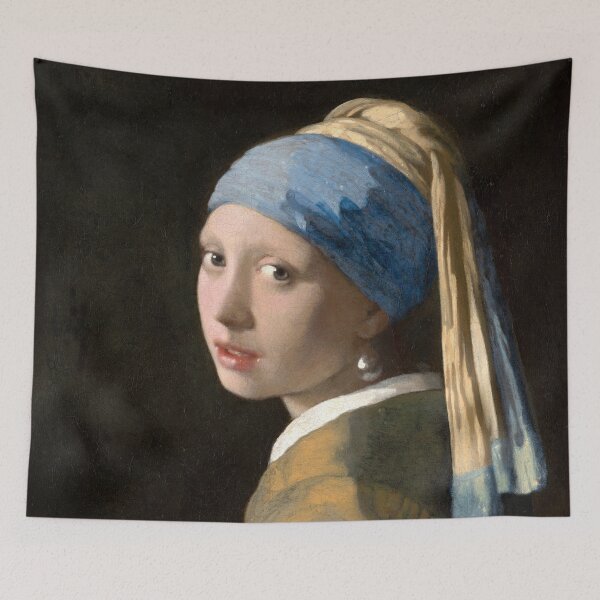 Item preview, Johannes Vermeer’s Girl with a Pearl Earring  designed and sold by Oliveirallan.