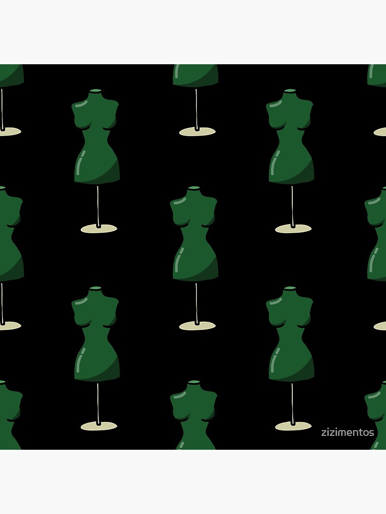 Maniquí de costura en una ilustración de vector de fondo aislado del  vestido en la silueta de ap