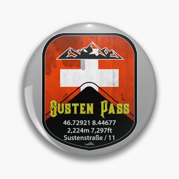 Artikelvorschau, Sustenpass Sustenppass Schweiz Suisse Schweiz Motorrad Fahrradaufkleber T-Shirt Aufkleber 03 entworfen und verkauft von OuterShellUK.