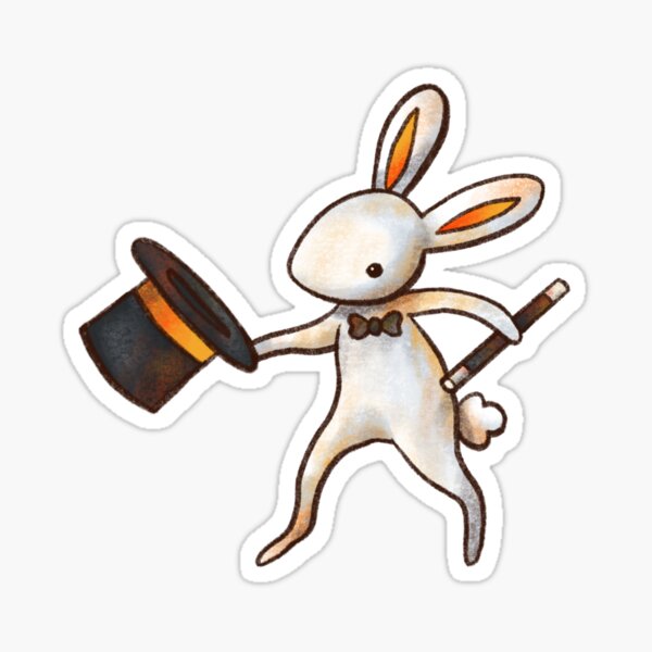 Item preview, Magician Bunny designed and sold by katiecrumpton.