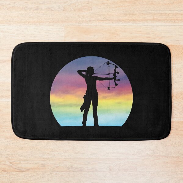 Item preview, Archery Girl Retro Sunset Bow Hunting Archery Lover designed and sold by MintedFresh.