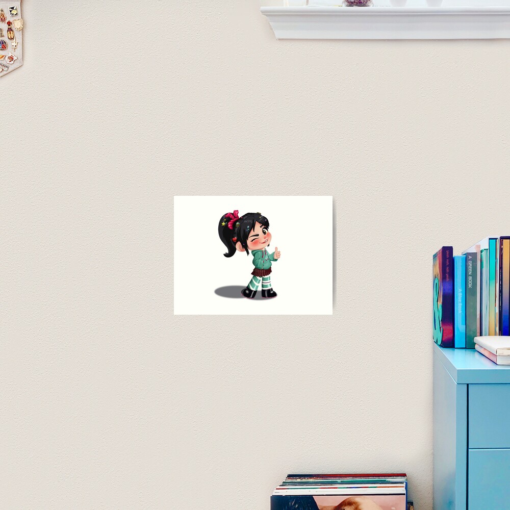 Vanellope - Top Shelf - Vanellope von Schweetz  Art Print for Sale by  PejolynGifts